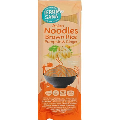 Photo de produit pour Noodles de riz complet au potiron et gingembre 250g