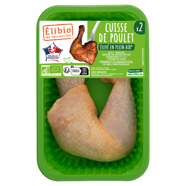 Photo de produit pour Cuisse de poulet jaune PAC env. 560g