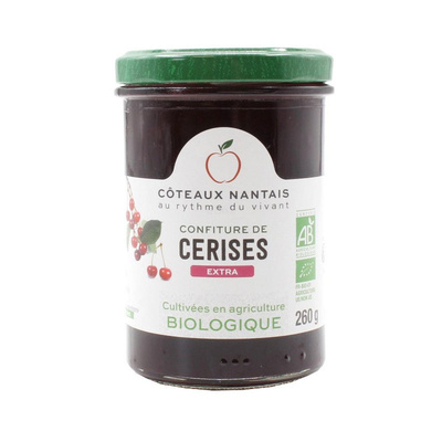 Photo de produit pour Confiture de cerises extra 260g