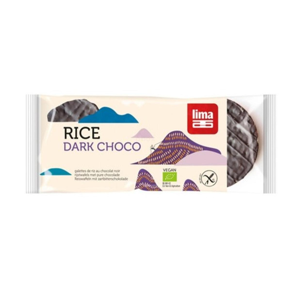 Photo de produit pour Galettes de riz chocolat noir 100g