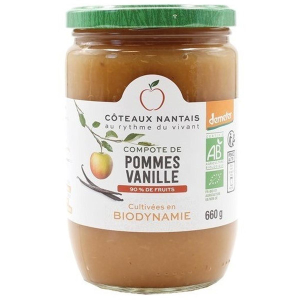Photo de produit pour Compote pomme vanille 660g