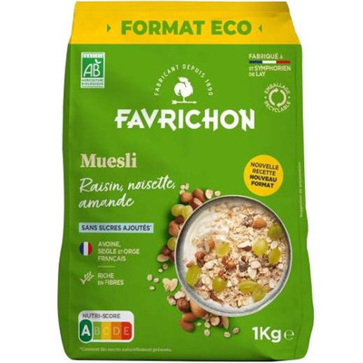Photo de produit pour Muesli raisin noisette amande 1kg