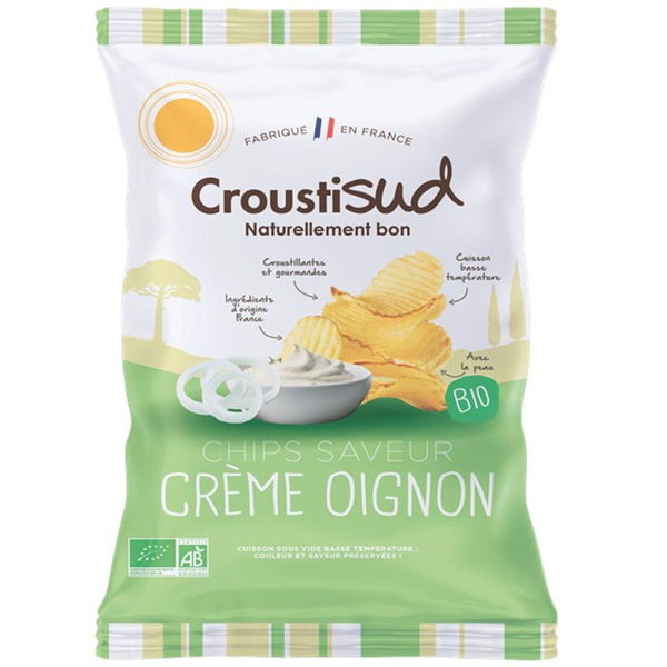 Photo de produit pour Chips pommes de terre crème oignon 100g