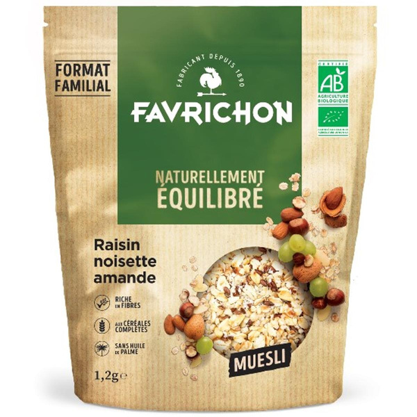 Photo de produit pour Muesli raisin noisette amande 1,2kg