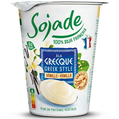 Photo de produit pour Sojade à  la grecque vanille Bourbon 400g