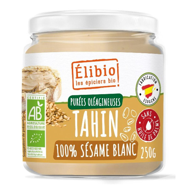 Photo de produit pour Purée de tahin, 100% sésame blanc 250g
