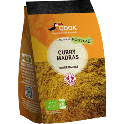 Photo de produit pour Epice curry madras - éco recharge 35g