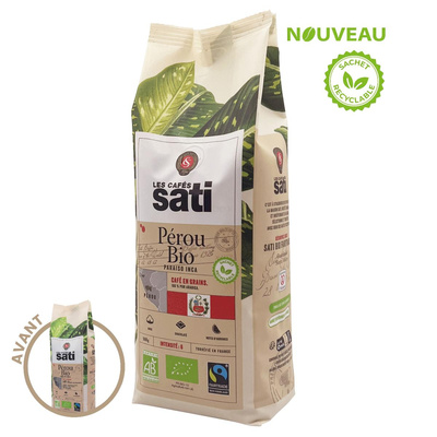 Photo de produit pour Café Pérou grain 500g