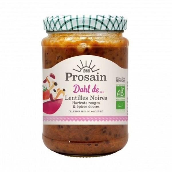 Photo de produit pour Dahl de lentilles noires haricots et épices douces 360g