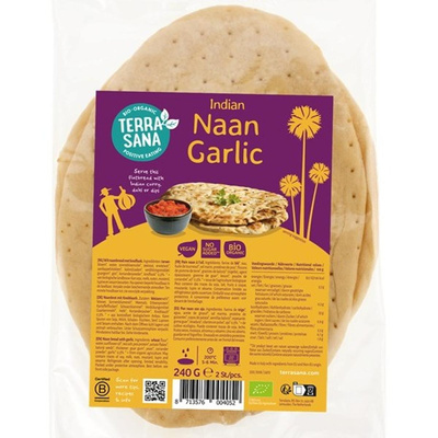Photo de produit pour Naan indien à l'ail 240g