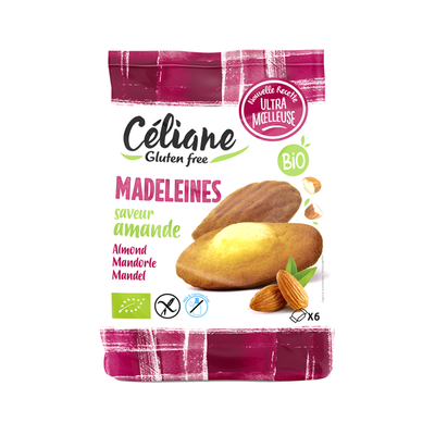 Photo de produit pour Madeleines amande sans lactose (x6) 180g