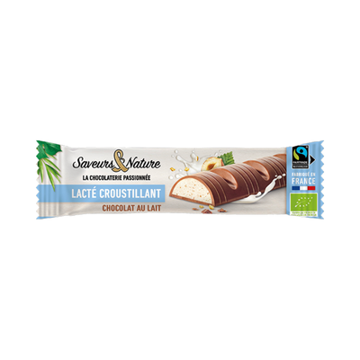 Photo de produit pour Barre lactée croustillant chocolat lait 30g