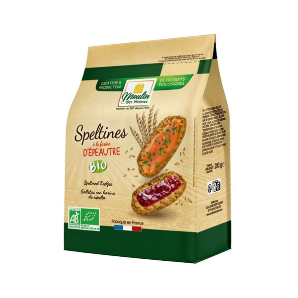 Photo de produit pour Speltines - petits pains grillés d'épeautre 200g