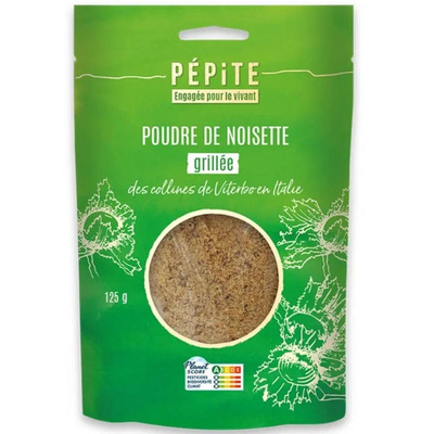 Photo de produit pour Noisettes d'Italie grillées en poudre 125g