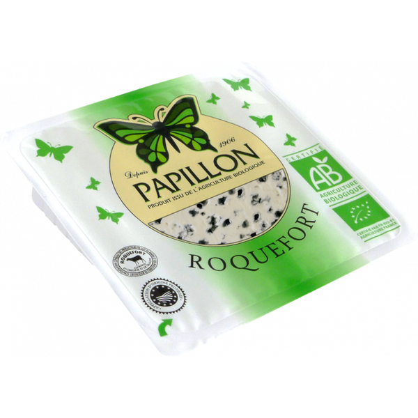 Photo de produit pour Roquefort AOP tranche, au lait cru de brebis 100g