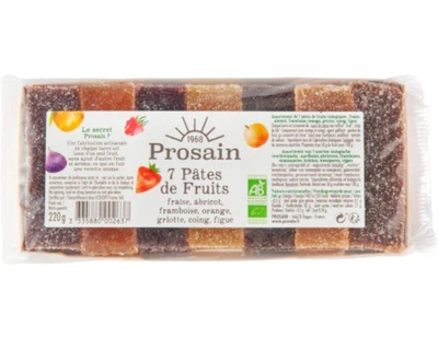 Photo de produit pour 7 pâtes de fruits assorties 220g
