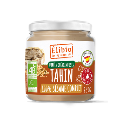 Photo de produit pour Purée de tahin, 100% sésame complet 250g