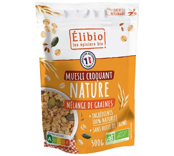 Photo de produit pour Muesli croquant nature 500g