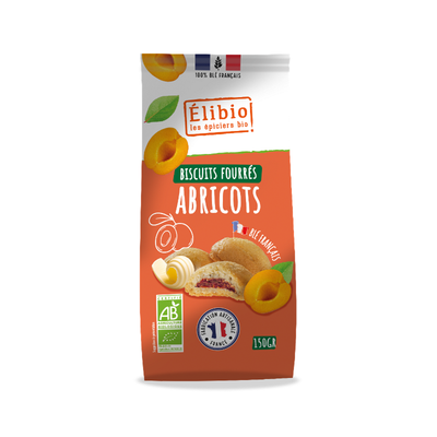Photo de produit pour Biscuits fourrés à l'abricot 150g