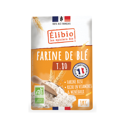 Photo de produit pour Farine de blé T80 1kg
