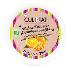 Photo de produit pour Cubes d'écorces d'oranges confites 150g