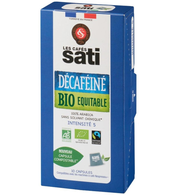 Photo de produit pour Café Décaféiné capsules x10