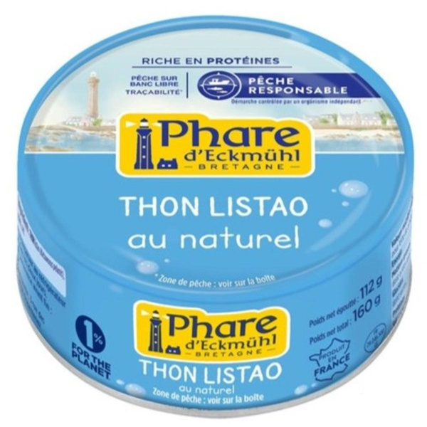 Photo de produit pour Thon listao au naturel 112g (PNE)