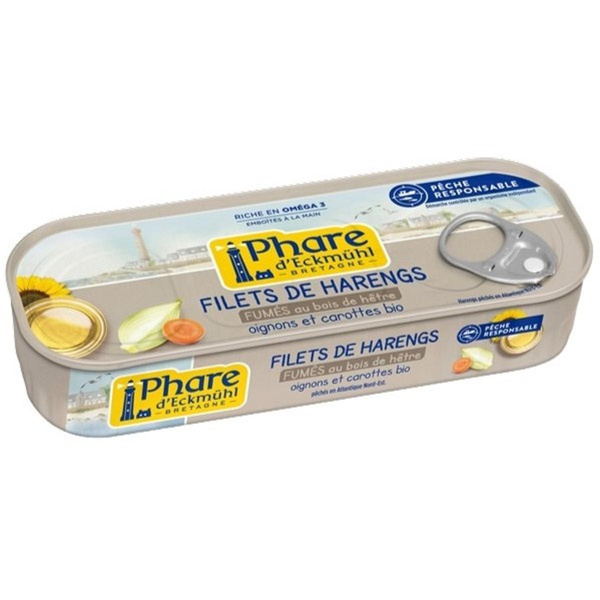 Photo de produit pour Filet de harengs fumés 150g