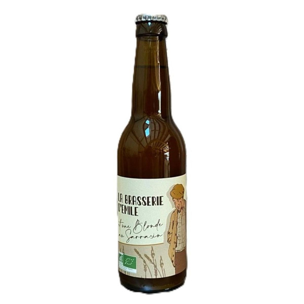 Photo de produit pour Bière blondde au Sarrasin d'Emile 33cl