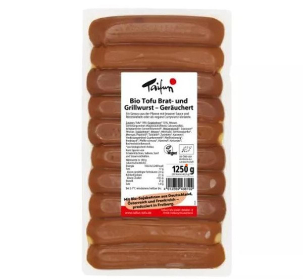 Photo de produit pour Saucisses tofu fumées 1250g (20 pièces)