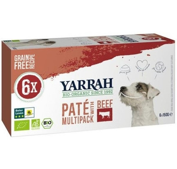 Photo de produit pour Pâté boeuf sans céréales, pour chiens - 6 x 150 g
