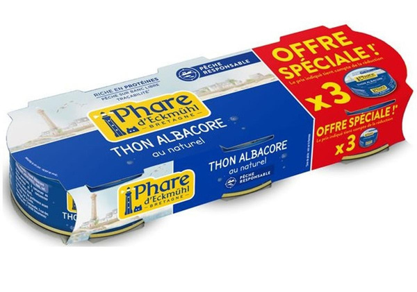 Photo de produit pour Lot Thon Albacore 3x160g