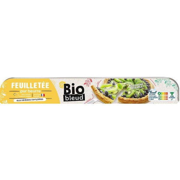 Photo de produit pour Pâte feuilletée pur beurre, ronde prête à dérouler 250g