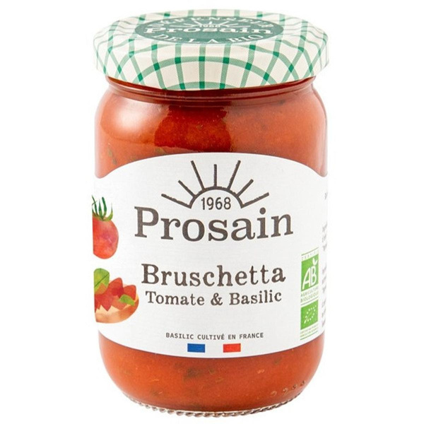 Photo de produit pour Bruschetta Tomate & Basilic 190g