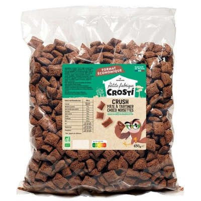 Photo de produit pour Crosti crush pâte à tartiner choco noisette 500g