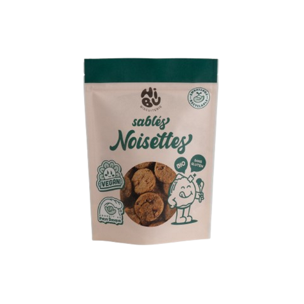 Photo de produit pour Sablés noisettes, sans gluten et végan 120g