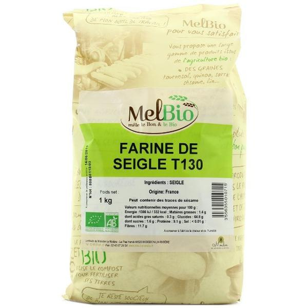Photo de produit pour Farine de Seigle complète 1kg