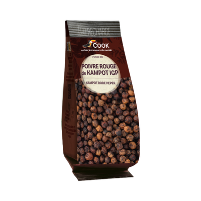 Photo de produit pour Poivre rouge de Kampot IGP 45g