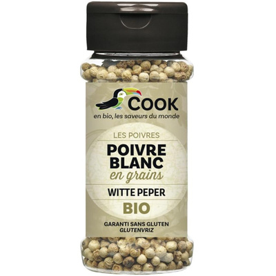 Photo de produit pour Poivre blanc en grains équitable 50g
