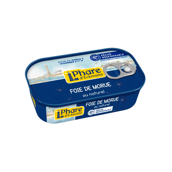 Photo de produit pour Foie de morue au naturel 121g