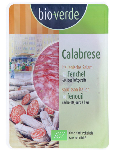 Photo de produit pour Salami "Calabrese" aux graines de fenouil 80g