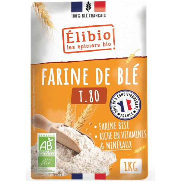 Photo de produit pour Farine de blé T80 1kg