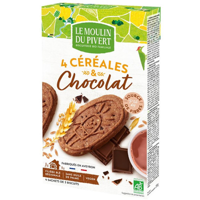 Photo de produit pour P'tit déj bio céréales & chocolat 190g