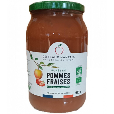 Photo de produit pour Purée pomme-fraise 915g
