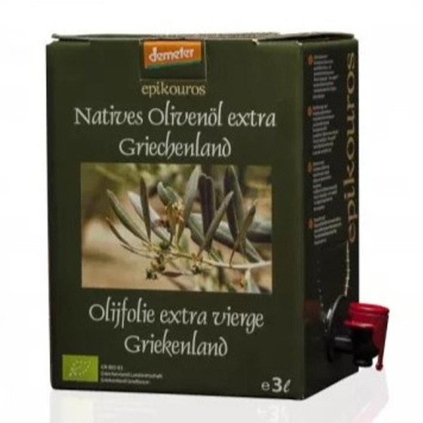 Photo de produit pour Bib Huile d'olive Epikouros 3L PROMO