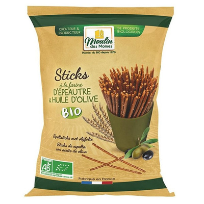 Photo de produit pour Sticks à la farine d'épeautre et huile d'olive 200g