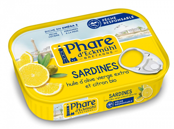 Photo de produit pour Sardines marinée au citron 135g