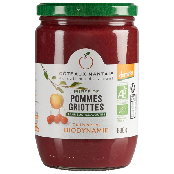 Photo de produit pour Purée pommes griottes 630g