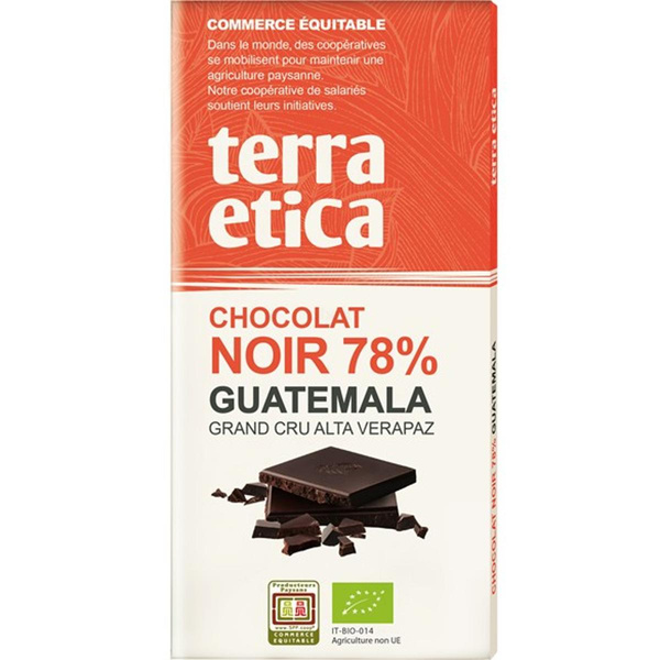 Photo de produit pour Tablette chocolat noir 78% Guatemala 100g