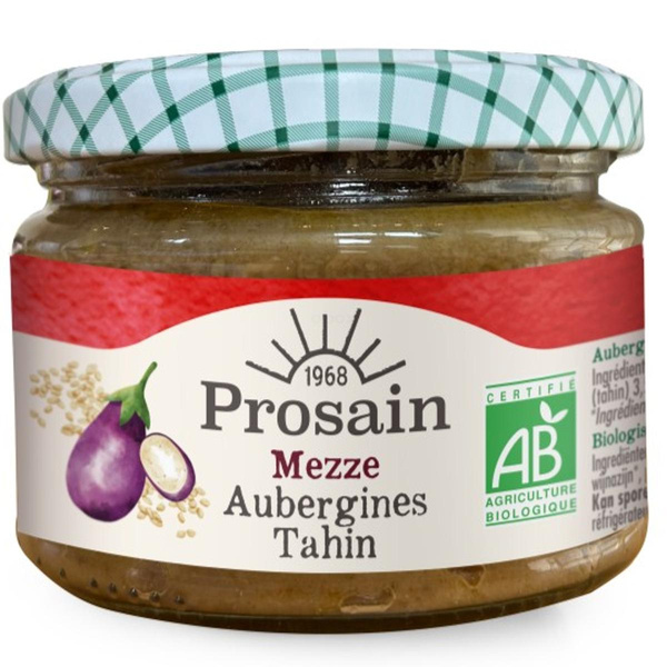Photo de produit pour Mezze Poivrons aubergines tahin 220g